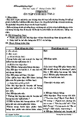 Giáo án Khối 4 - Tuần 18 (Bản đẹp)